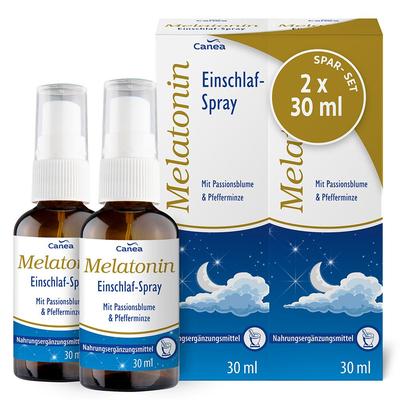 Melatonin Einschlaf-Spray Spar-Set 2x30 ml Spray
