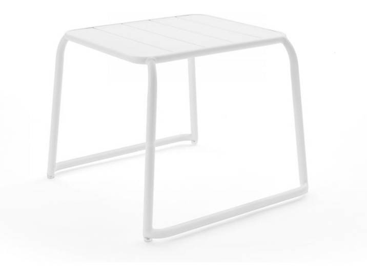 Beistell-Tisch Malaga weiß 65.2x49x60.5 cm