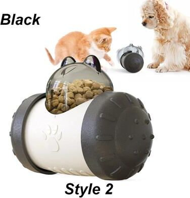 PetsAreLife Interactive Dog Puzzle Feeder Slow Feed Treat Toy For Healthy Pets black Style 2