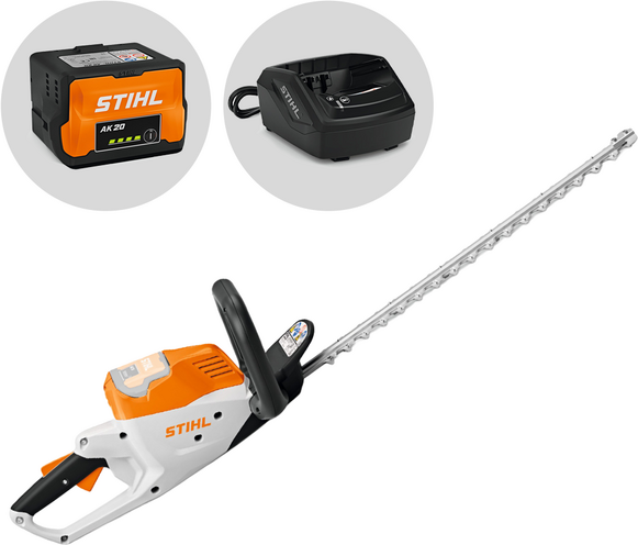 STIHL HSA 50 - Tagliasiepi con batteria AK 20 - 36V 4Ah - Lama 50cm