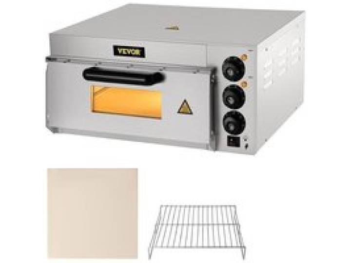 Four à Pizza électrique 2000 W Mini-Four à Chaleur 50 - 350 ℃ Four à Pizza Portable 56 x 47 5 x 26 5 cm Acier Inoxydable