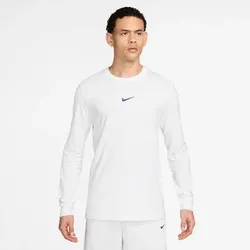 Nike Herren Fan-Trikots o.Arm He/Uni M NK TEE LS STARTING 5, Größe S in Weiß Weiß