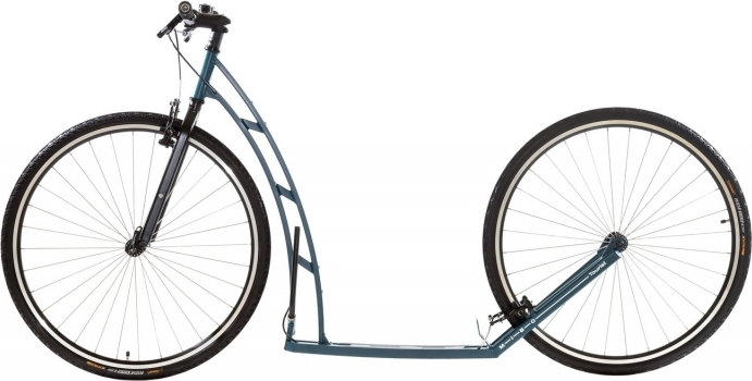 Mibo Tretroller Tourist ozeanblau, für leichte Touren, mit 37 mm Continental Ride Tourreifen