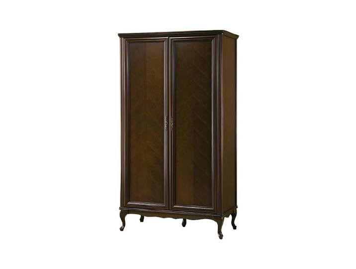 Xlmoebel Kleiderschrank Echtholz-Kleiderschrank im antiken italienischen Stil mit Verzierungen (1-St., Schrank) Hergestellt in Europa