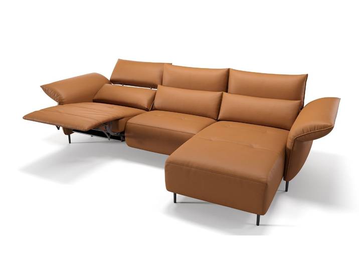 Leder Ecksofa BOSA L-Form Herz-Waage-Funktion Designersofa Polstergarnitur Polsterecke
