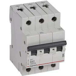Legrand 419173 RX3 Leitungsschutzschalter B-Charakteristik, 40A, 3-polig, 6kA, 400VAC, 3TE