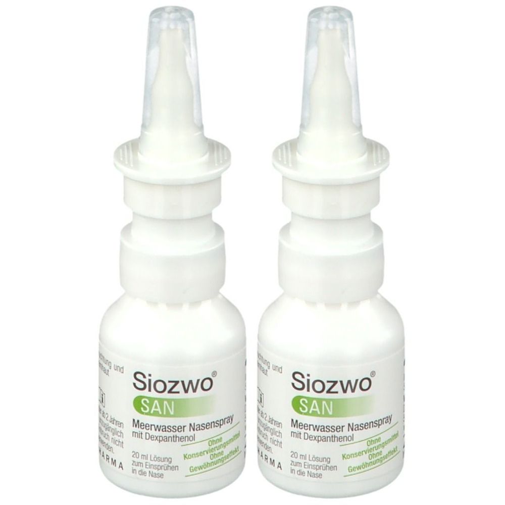 Siozwo SAN Meerwasser Nasenspray m.Dexpanthenol 2x 2x20 ml