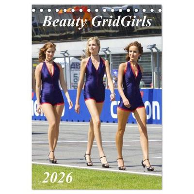 Beauty Grid Girls 2026 (Tischkalender 2026 DIN A5 hoch), CALVENDO Monatskalender