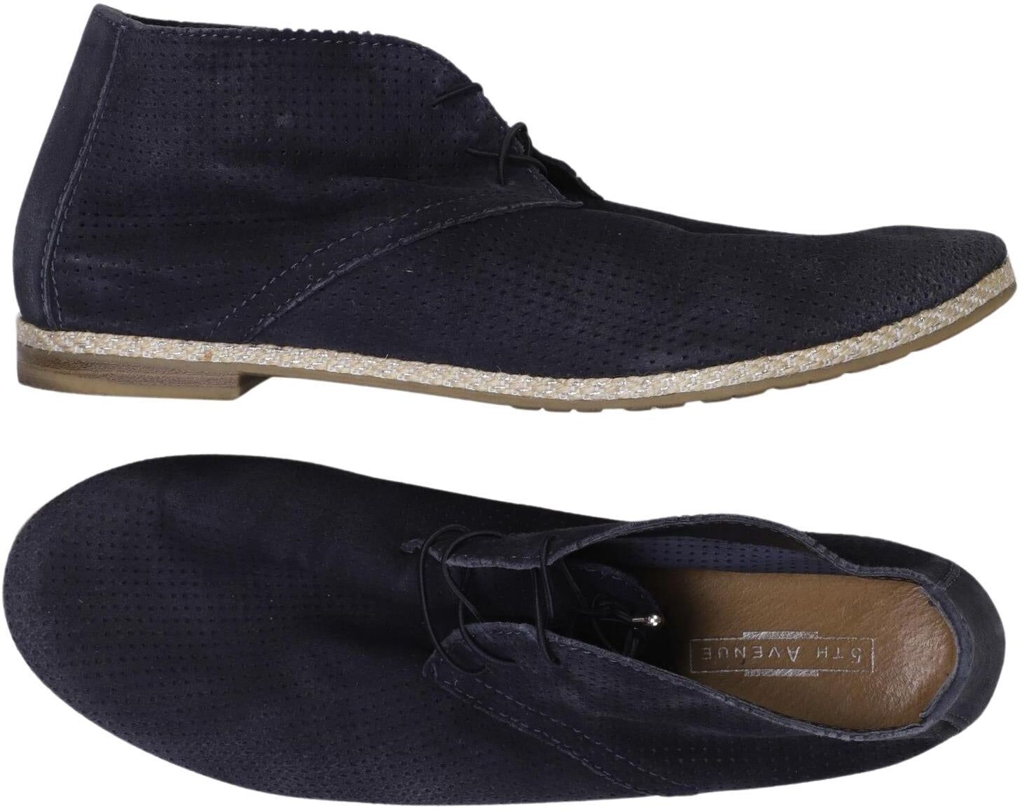 5th Avenue Damen Stiefelette, Marineblau, Gr. EU 37, Leder - Second Hand