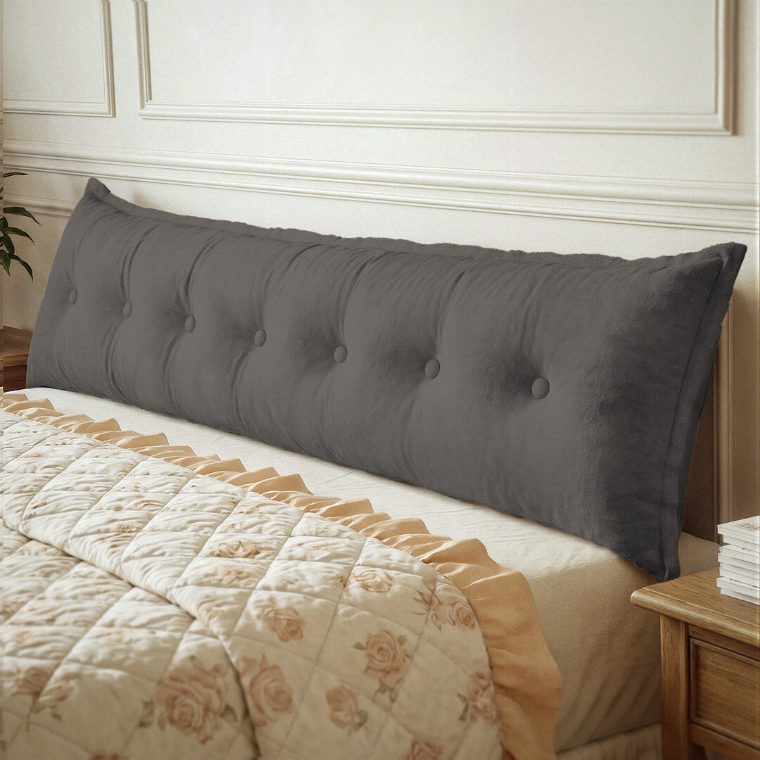 WOWMAX Backrest Pillow Grey 50cm x 200cm