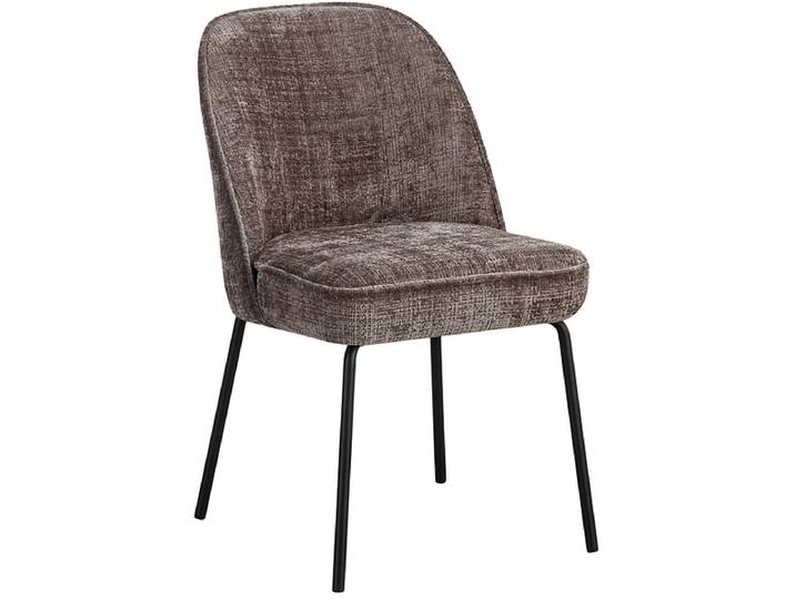 Stuhl GIULIA Stoff braun