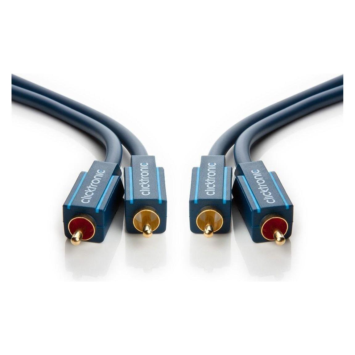 clicktronic Stereo-Audiokabel (3 m, Cinch Kabel) (70380)