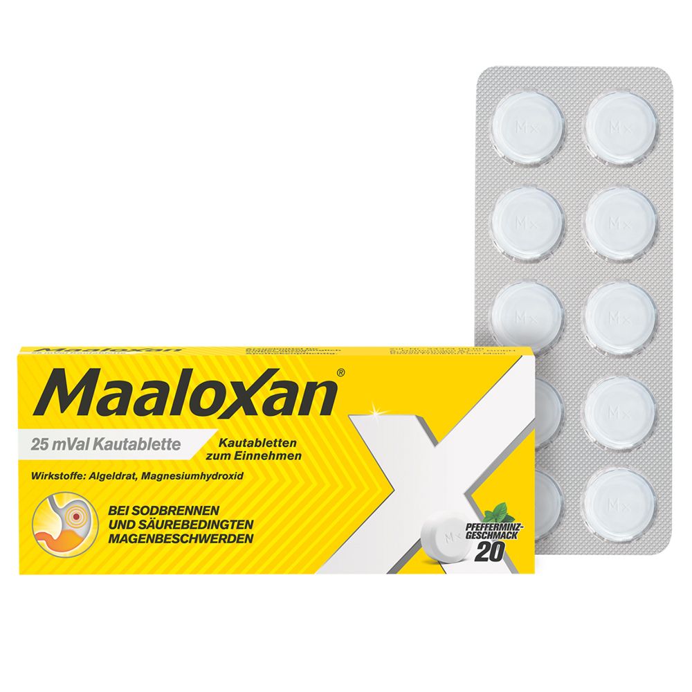 Maaloxan 25 mVal Kautabletten 20 St