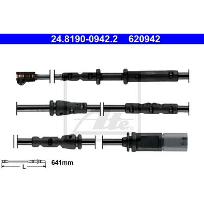 ATE Bremsensatz, Scheibenbremse Bremsensatz-Hinterachse Standard Disc / Ceramic IJZJSGLAZ2 Hinterachse voll 259mm 10mm für MINI