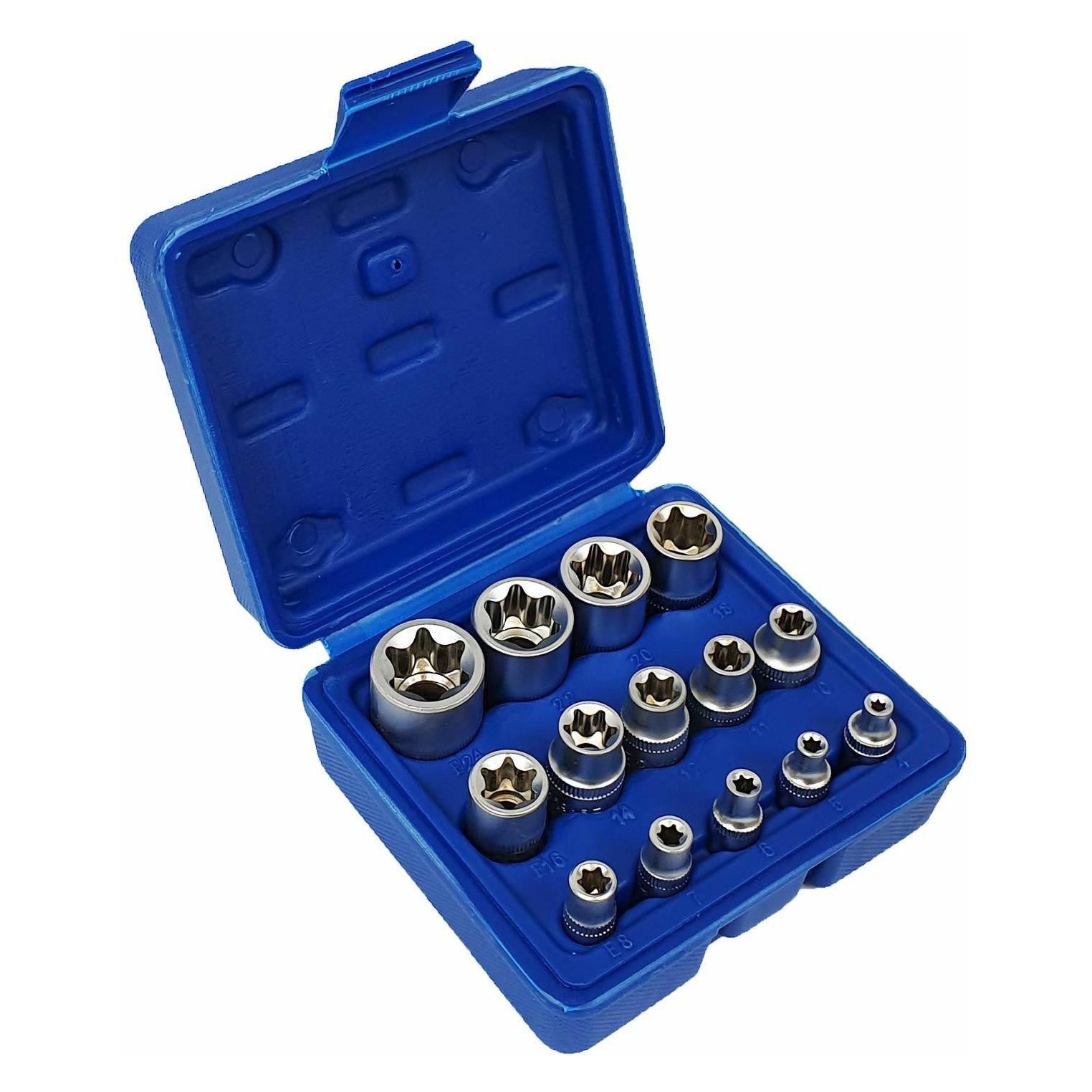 Silver TORX-STECKSCHLÜSSELSATZ 14tlg. (10628)