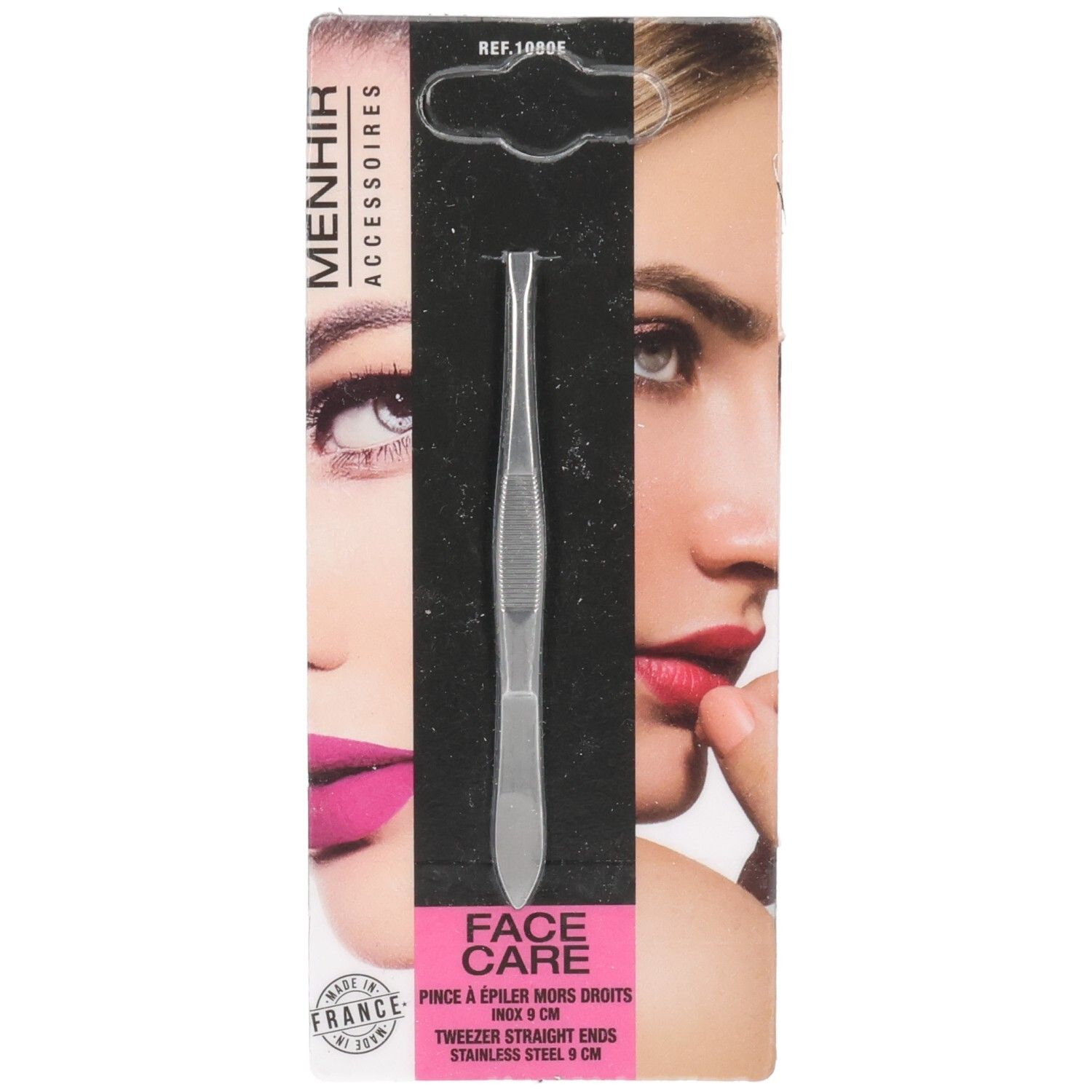 Menher Accessoires Face Care Epileerpincet Recht 9 cm 1 St Pinzette