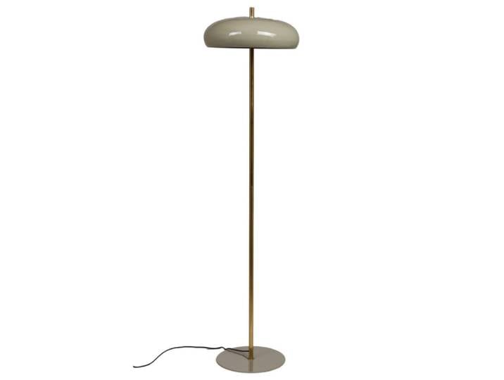 Lampadaire vert de gris de lecture style moderne en fer