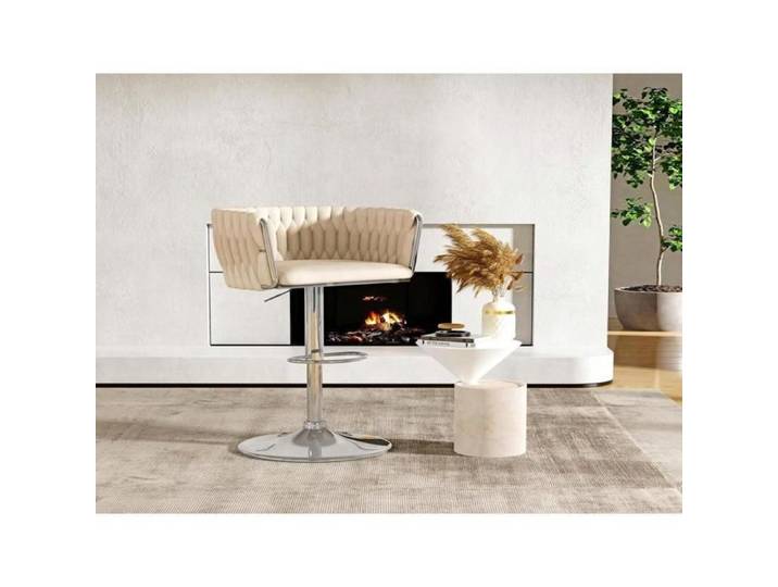 JEOBEST Lot de 1 Tabouret de Bar Réglable en Hauteur Chaise pour Salle à Manger Bar à Domicile îlot de Cuisine