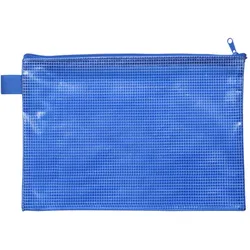 VELOFLEX Reißverschlussbeutel A5 blau