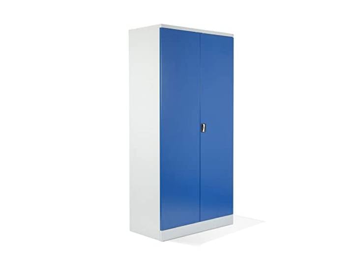Schrank & Stuhl XL Schwerlastschrank 195x92x50cm GRAU/BLAU