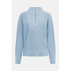 MELA Troyer KIMAYA Damen Hellblau Pullover Baumwolle GOTS Organic