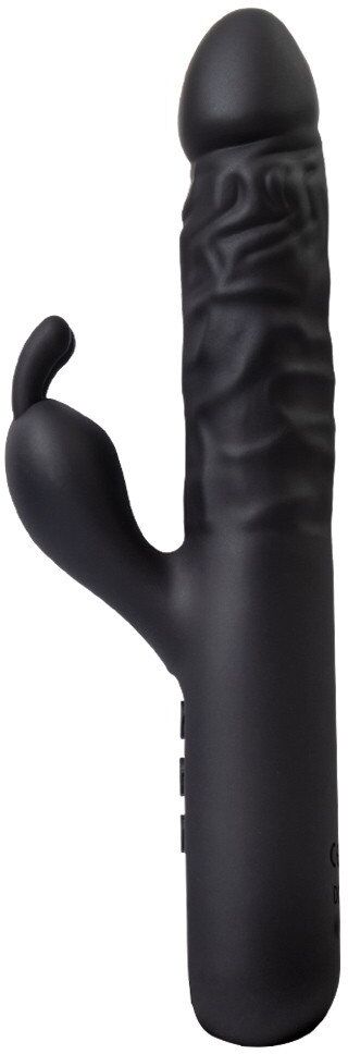 Rimba Sensual Nights SN06 - Vibrateur Lapin réaliste - Noir