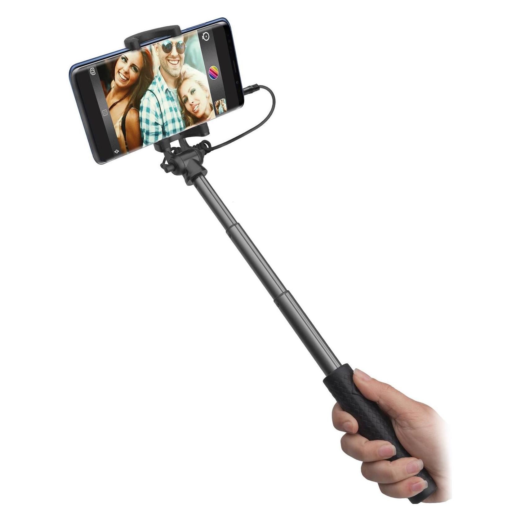 SBS Teleskop-Selfie-Stange mit Kabel - Infinity Picture Collection (TESELFIEWIREDALRUBK)
