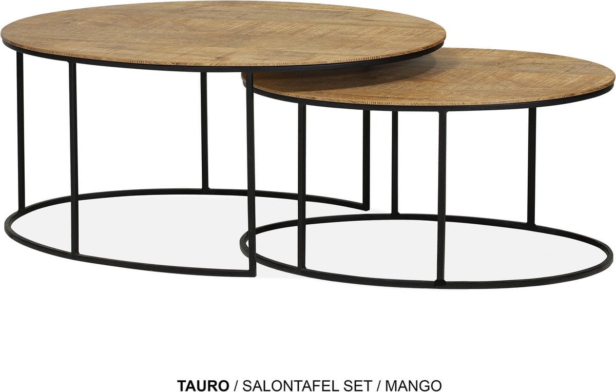 Maxfurn Set ovale salontafels - Mango