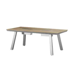 a casa mia Gartentisch  Kansas ¦ holzfarben ¦ Maße (cm): B: 93 H: 75