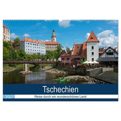 Tschechien - Eine Reise durch ein wunderschönes Land (Wandkalender 2027 DIN A2 quer), CALVENDO Monatskalender
