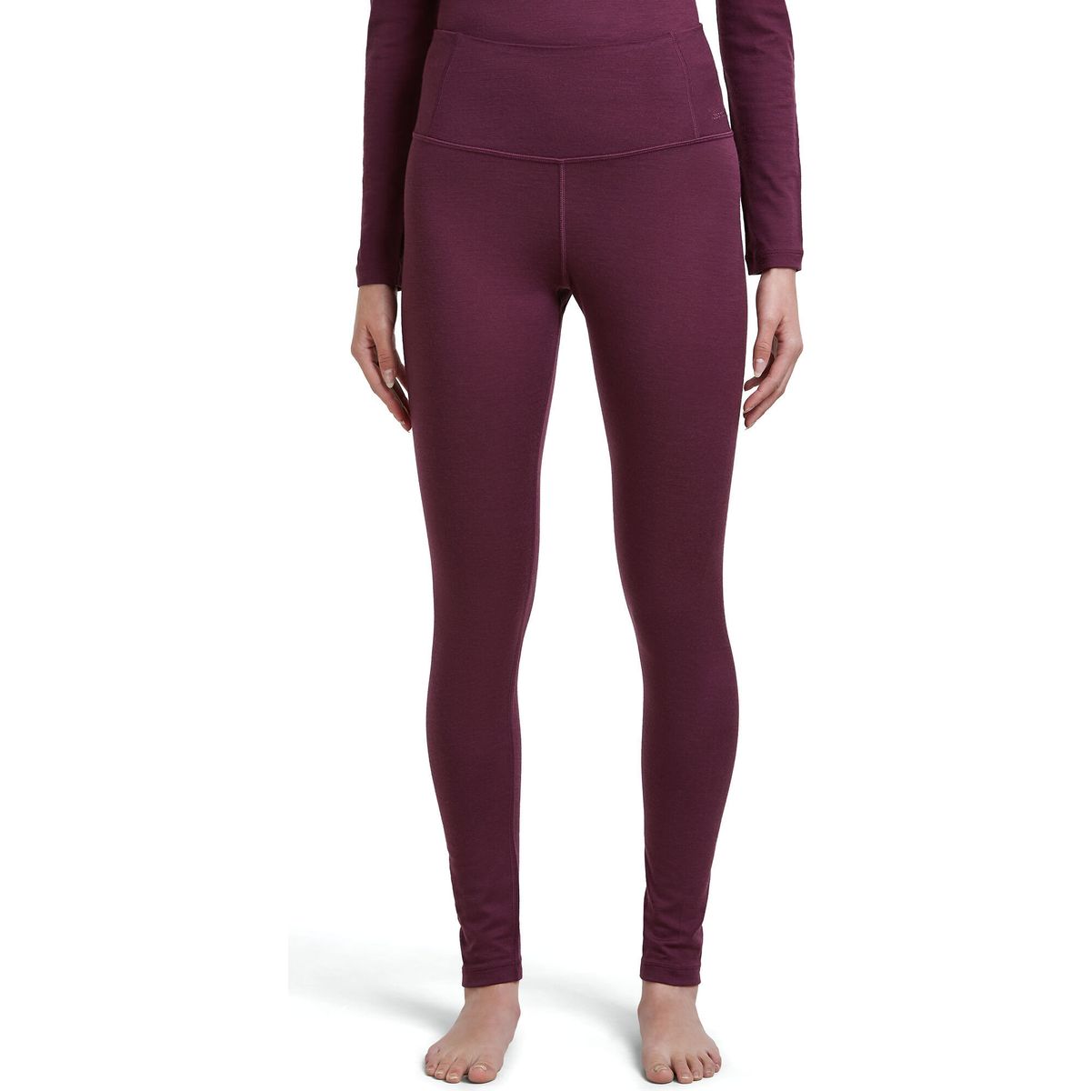 Icebreaker Women Mer 200 Oasis High Rise Leggings dk berry (IB0PB) M 0A57BBIB0PB-M