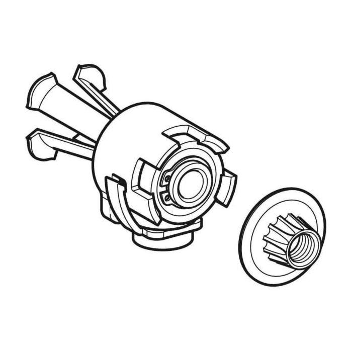 Geberit WC Wandbefestigung EFF2 (1Stück) 597202000