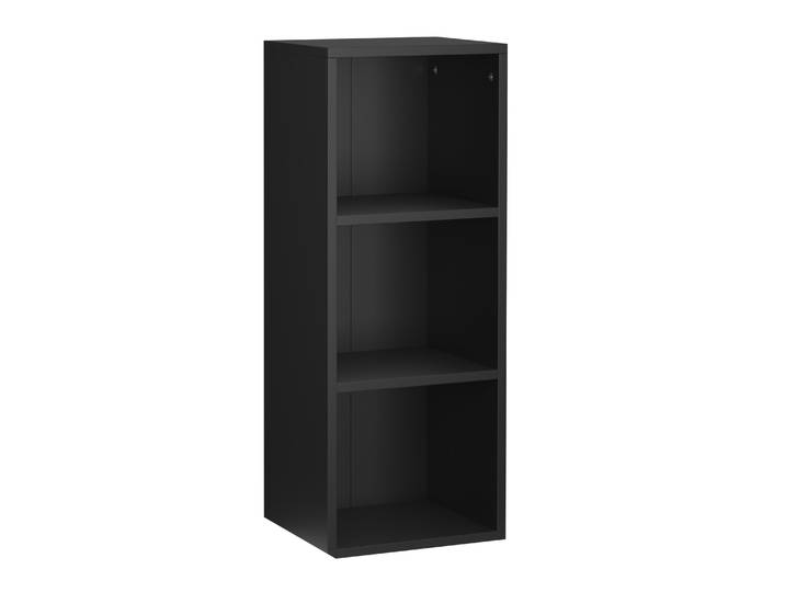 Bücherregal TAINARA 3 Fächer 30 x 80 cm schwarz
