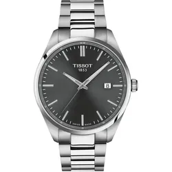 Tissot PR 100 40mm, Quarzwerk, Edelstahlband Herrenuhr T150.410.11.081.00