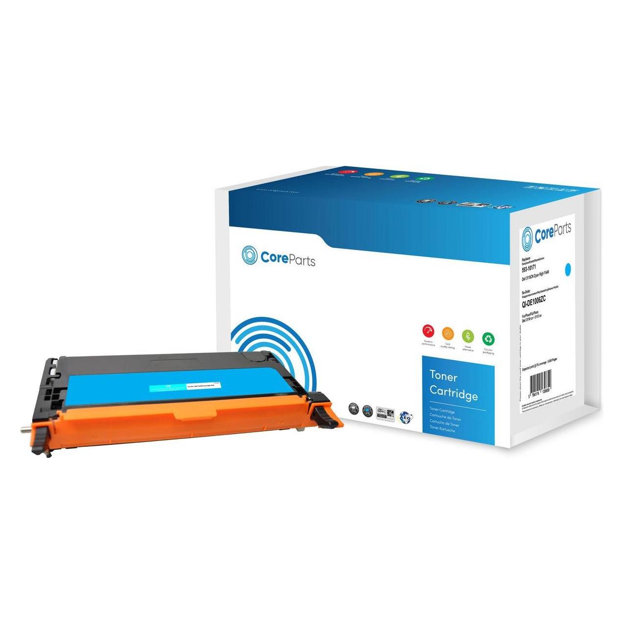 CoreParts Toner Cyan 593-10171 (C) (QI-DE1006ZC)
