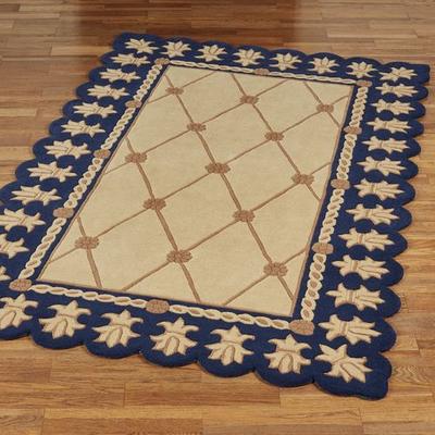 Feizy Import "Regal Empire II Rectangle Rug Gold with Navy, 2'6"" x 4'2"", Gold with Navy"