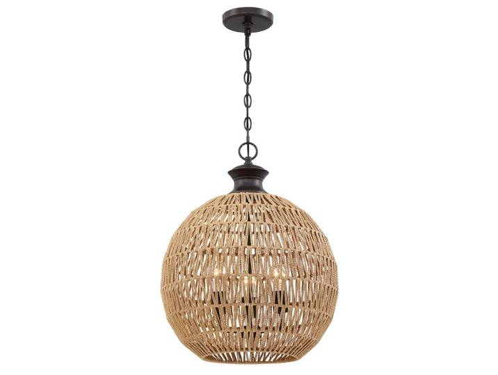 Suspension 3 Lumières Acier, Verre Naturel