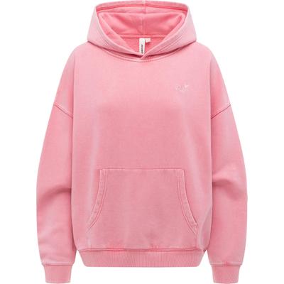 Sweatshirt RAGWEAR "Germma PP", Damen, Gr. M (38), rosa (pink), Sweatware, Material: 100% Baumwolle, oversize hüftbedeckend, Rundhals, Fledermausärmel Rippbündchen, Sweatshirts Sweatshirt, Oversize Kapuzen-Pullover