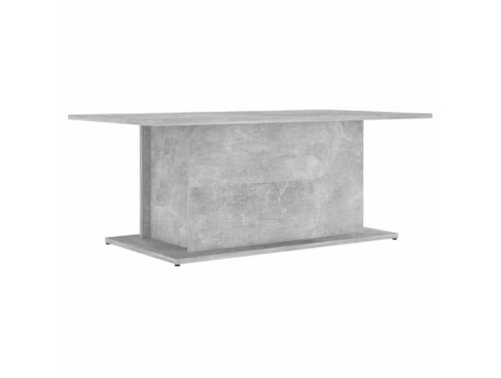 Couchtisch Beton 102x55,5x40cm Holzwerkstoff Robuste Konstruktion, langlebige Tischplatte, leicht zu reinigen, feuchtes Tuch, Stil und Funktionalität