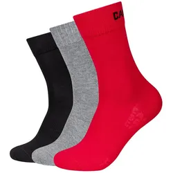 3er Pack Camp David Action-Mesh Crew Socken Herren 3115 - tomato puree 39-42