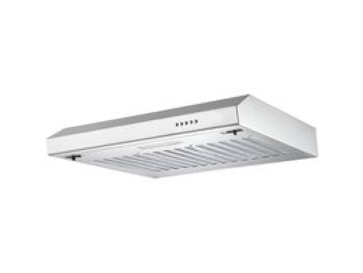 RESPEKTA Hotte encastrable sans pare-vapeur en verre (largeur : 50 cm, Argenté)