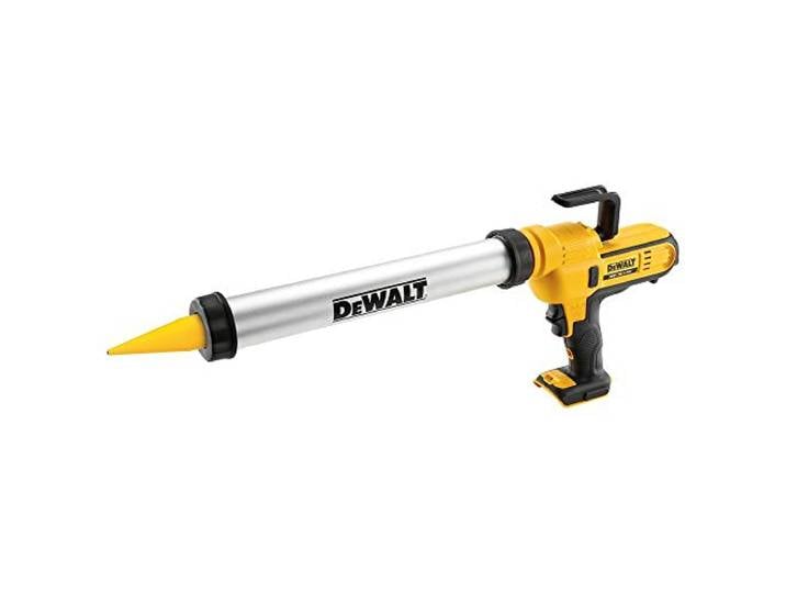 DEWALT - Pistolet Silicone Électrique XR 18V - DCE580N-XJ - Pistolet à Cartouche 310ml et Sachet >600ml sans Fil\, sans Batterie\, ni Chargeur - Pistolet à Mastic avec Variateur de Vitesses Électronique