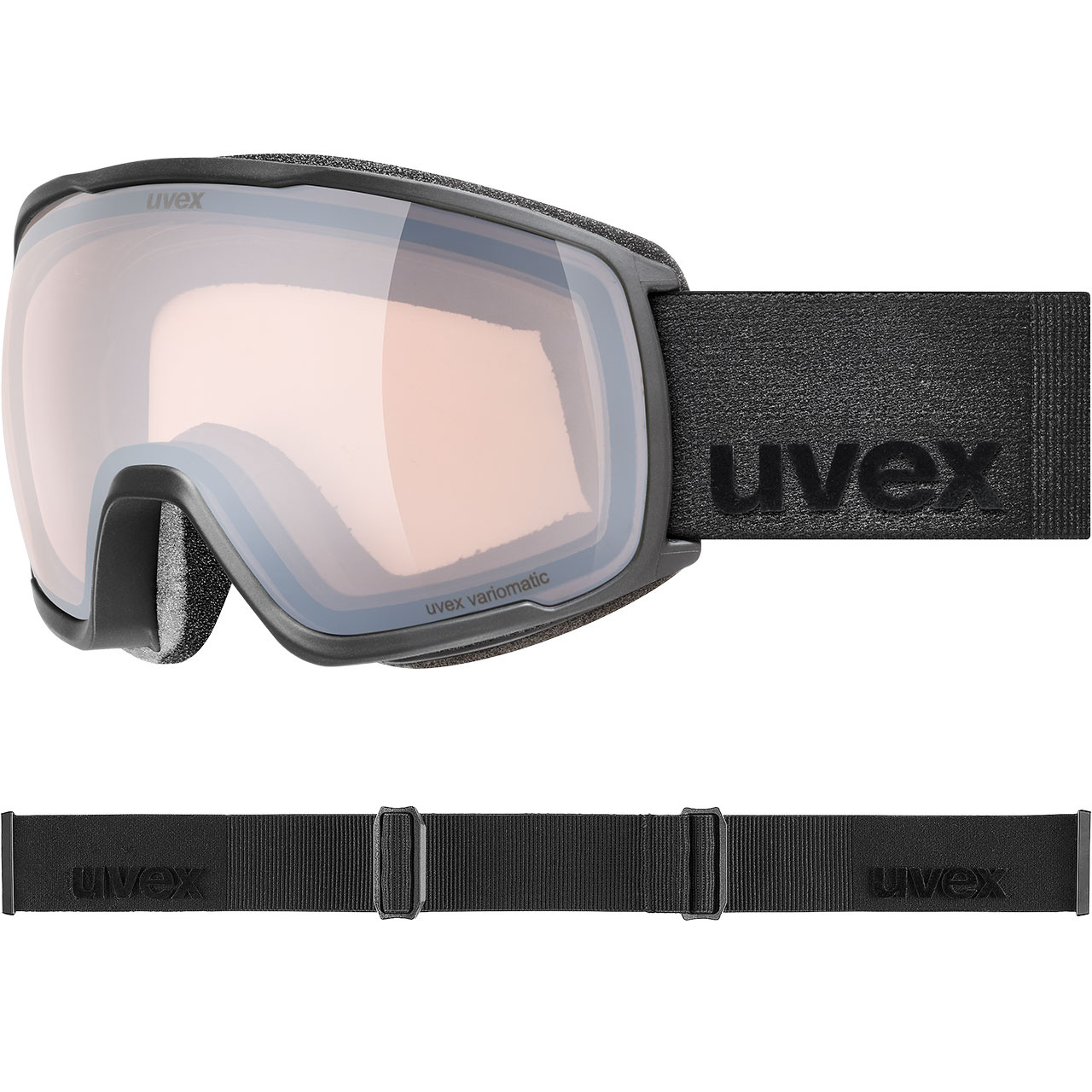 Uvex Victorious Small V black matt / mirror silver