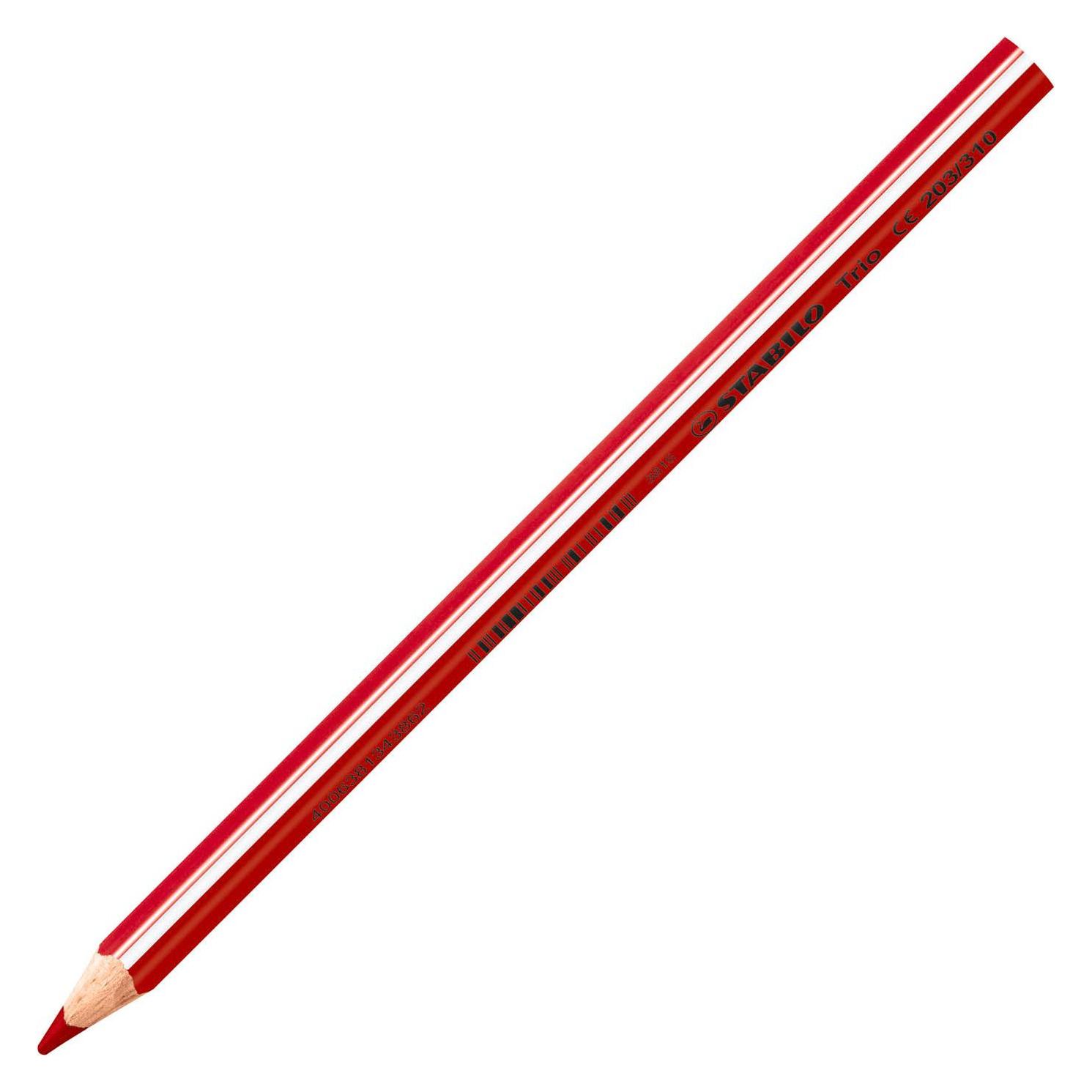 Stabilo Dreikant-Buntstift - Trio dick - 96er Box - mit 12 verschiedenen Farben (96x) (203/96)