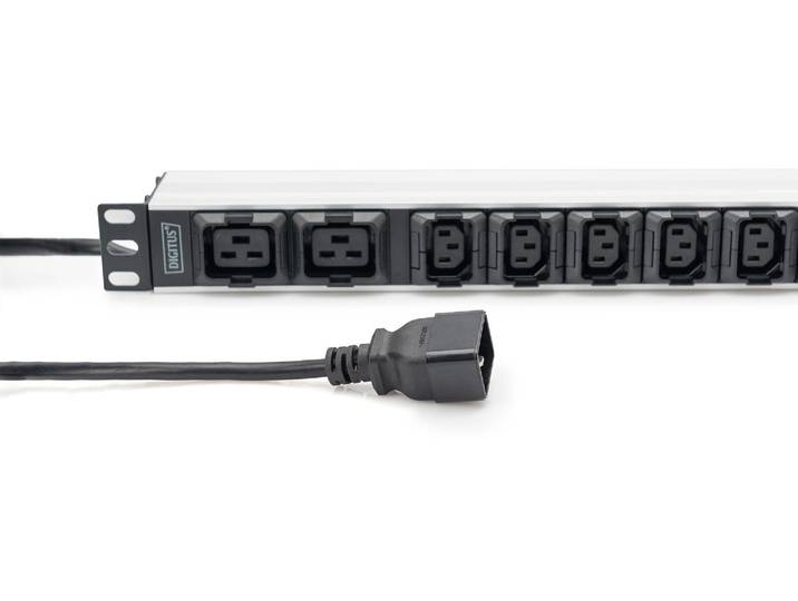 DIGITUS DN-95427 DIGITUS Bâti de prises 19\ pour appareils froids\, 10x\, 1 UH