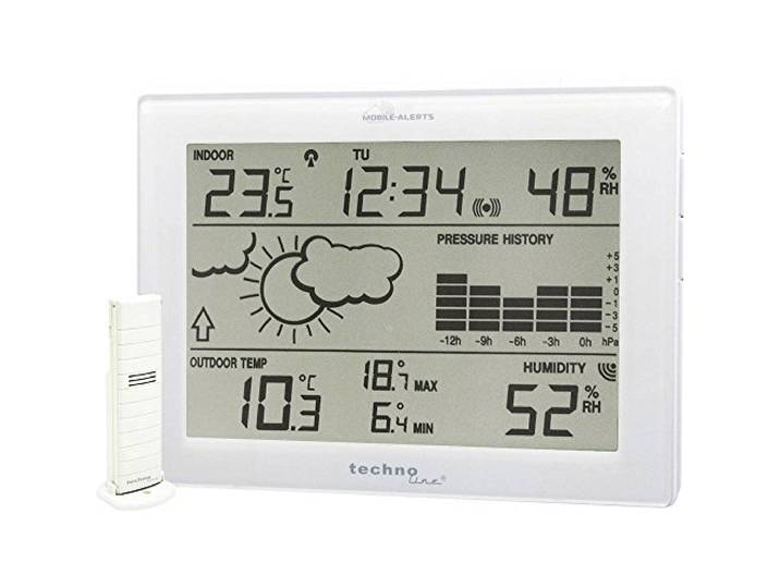 Technoline MA 10410 Station météo avec Connexion au système de Surveillance de Maison Mobile Alerts