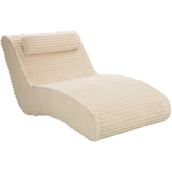 Tchibo - Liege »Mysa« - 103x175x85cm - creme -