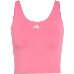 adidas 3-Streifen Studio All Me Light Support Tanktop Damen KX3162 - pink fusion S