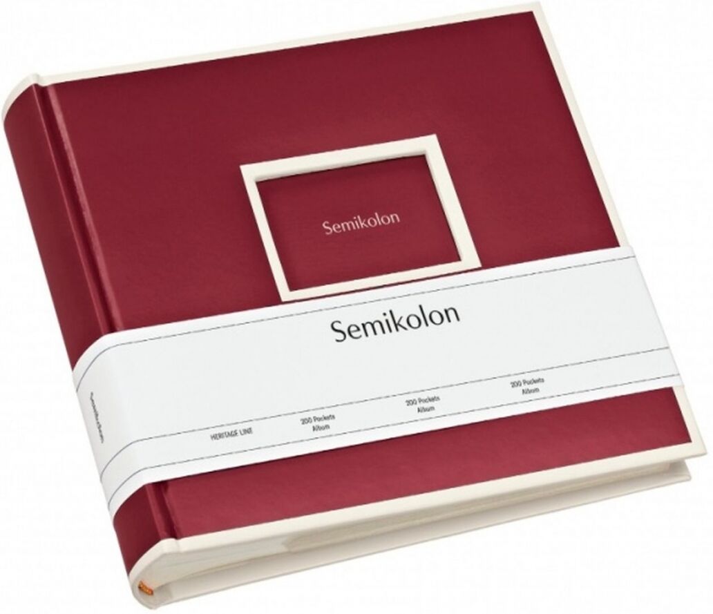 Semikolon 200 Pockets Album 351134 burgundy