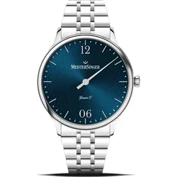 Meistersinger Klassik Yaara Quarz YAQ917S - blau,grau - 36mm